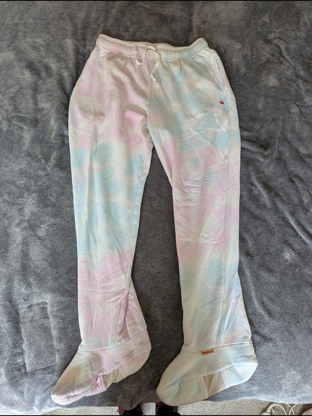Feejays Adult Cotton Candy Tie-Dye Pajama Bottoms